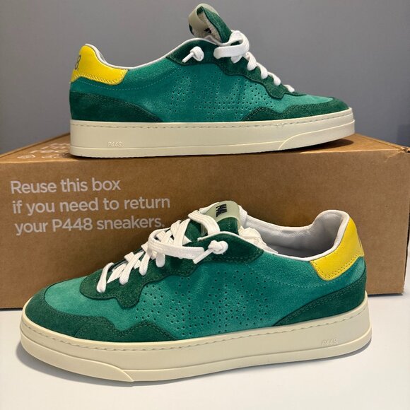 Bali P448 Sneakers in Forest Green. Size 38 (7.5-8). NEW! - Picture 1 of 5